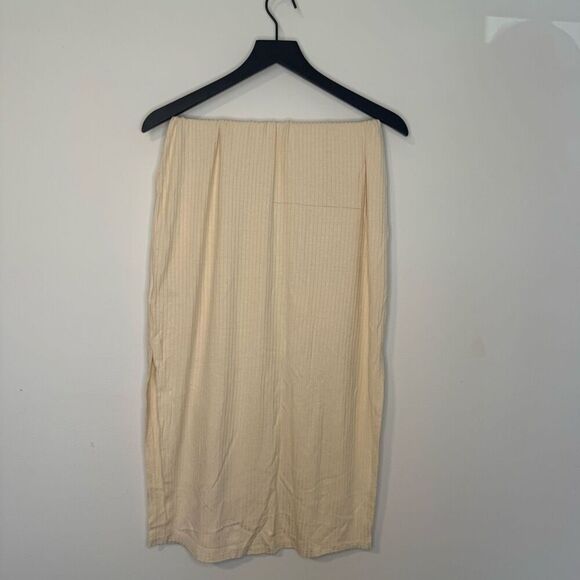 $125 Prana Well Traveled Rib-Knit Mockneck Midi Dress size large - Picture 6 of 9